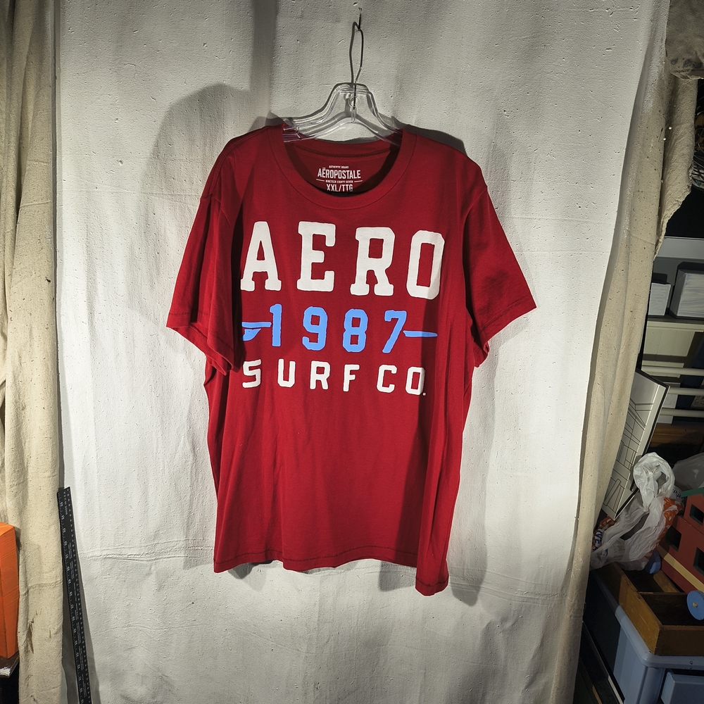 Aeropostale Men's Size XXL Red Graphic T-Shirt